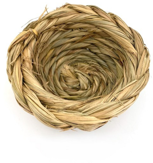 새둥지 꼼꼼 카나리아 접시 둥지 소형 대형 번식 쉼터 침대, 1개