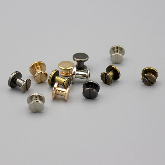 나사형 평면리벳 레지 나사리벳 가시메, 실버, 1개