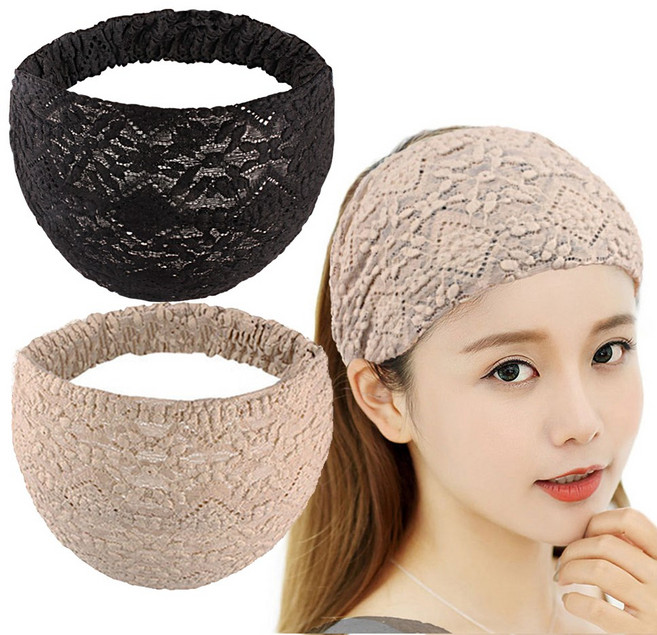 서온리 여성 정수리 탈모 새치 커버 와이드 넓은 밴드 머리띠 주방