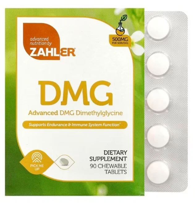 잘러 어드밴스드 DMG 다이메틸글라이신 500mg 츄어블 90정, 1개 - 쿠팡