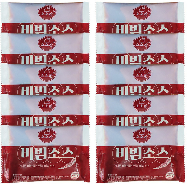 소소락 비빔소스 50g, 10개