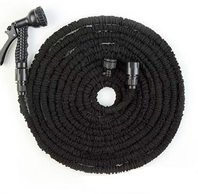 [녹색생활관]세차호스 세차호스 물호스 매직호스 호스릴 세차건 고압분사기 수도호스 베란다호스 수도호스, 블랙, 60m