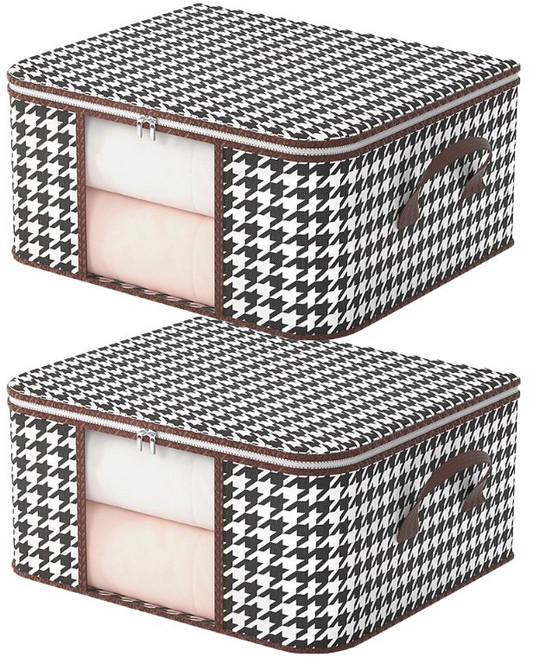 라이프핵 옷 의류 이불정리함 보관함, 그레이, 2개