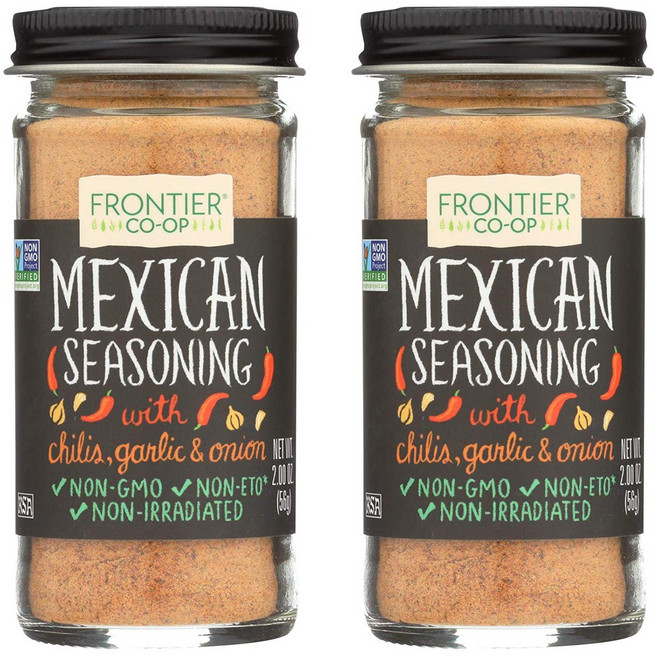 프론티어내츄럴 멕시칸 시즈닝 솔트-프리 블렌드, 56g, 2개