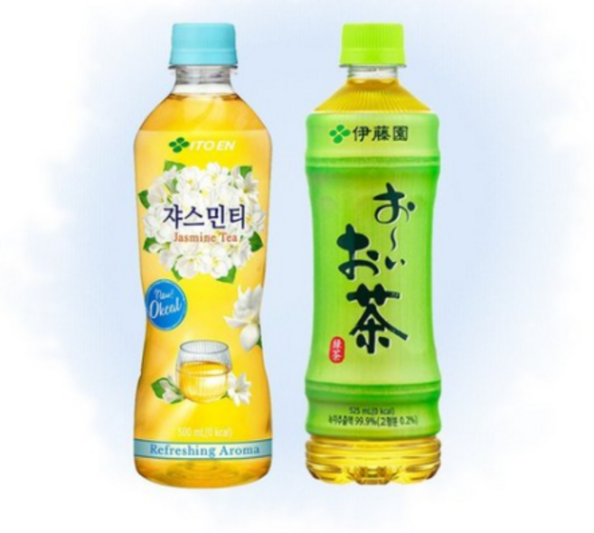 이토엔 오이오차12개 릴랙스 쟈스민차 12개 총 24개, 500ml