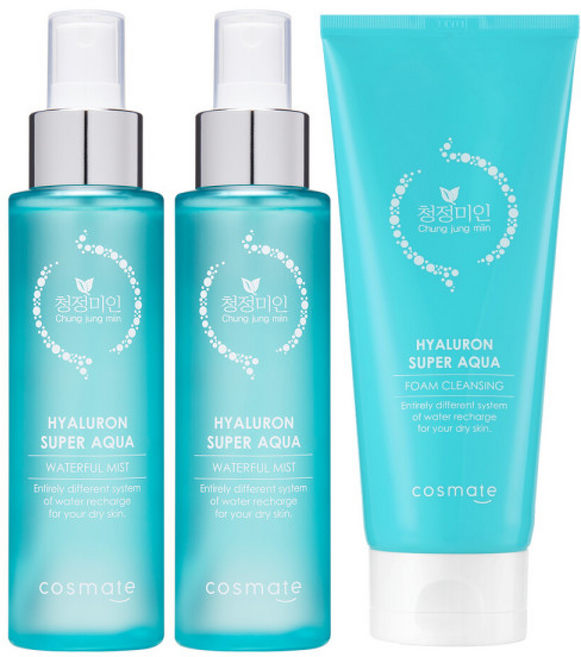히아루론 워터풀 미스트 +폼클렌징, 120ml, 2개