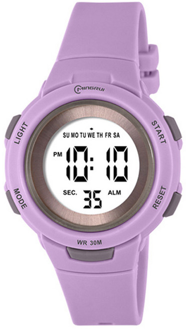 LABTZ 남성여성 남여공용 심플디자인 스포츠 우레탄 밴드 디지털 패션 전자 손목시계