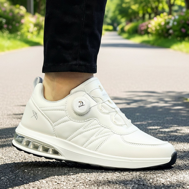 아놀드파마 에어 쿠션 발편한 운동화 다이얼 경량 워킹화 가벼운 헬스 신발 스포츠 캐주얼 런닝화 가죽 조깅화 트레일 러닝화