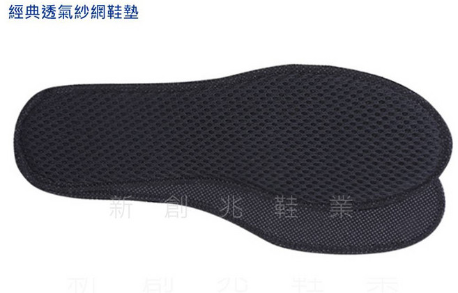 NCT Footwear 透氣紗網運動鞋墊，吸汗防臭加強縫紉設計