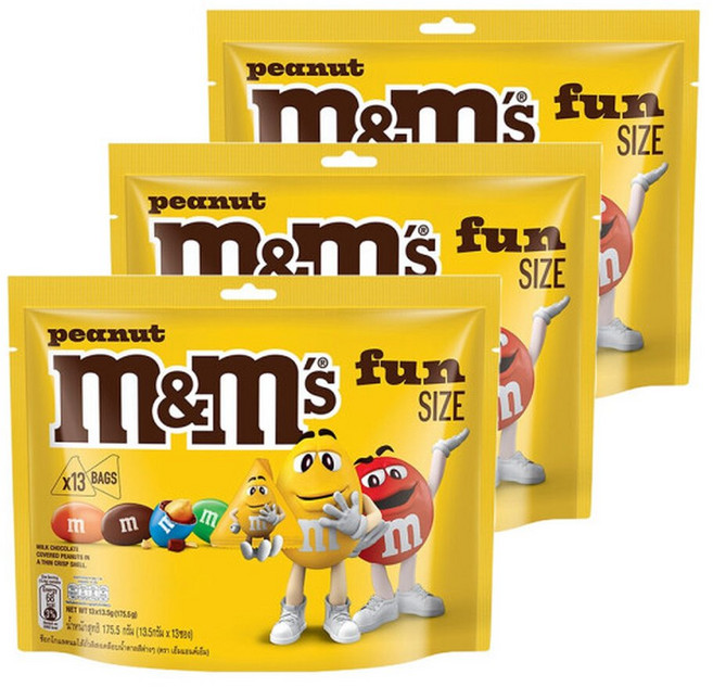 엠앤엠즈 피넛 펀사이즈 175.5g 3개