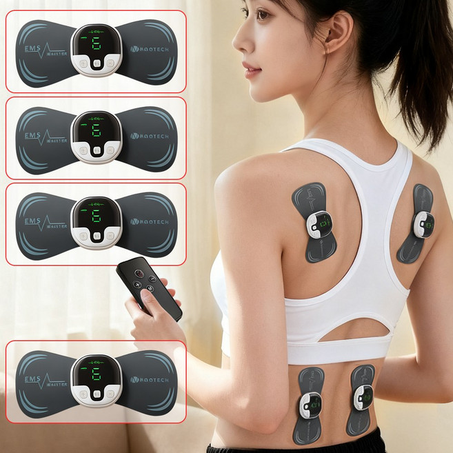 SOVI저주파 안마기 EMS/TENS 무선 마사지 충전식 손목마사지기 저주파마사지기 적합해요 어깨 목 등 허리 팔 팔꿈치 손목 무릎 허벅지 종아리 발목 발바닥