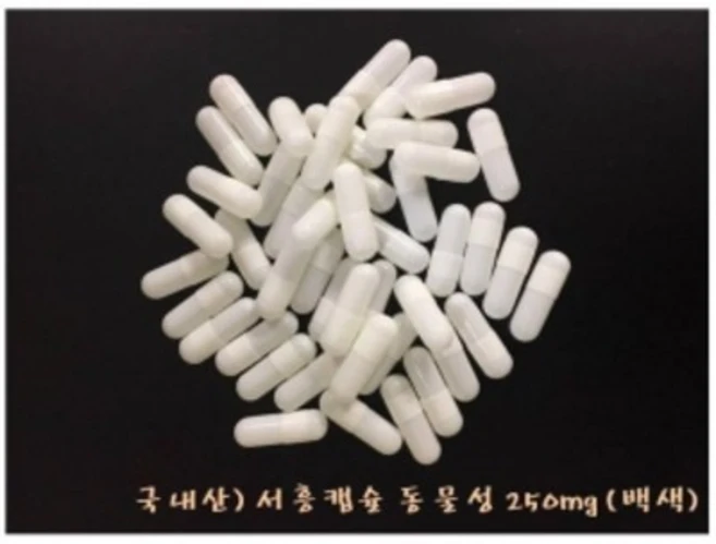 서흥)국내산 공캡슐 동물성(젤라틴) 250mg 500EA (백색), 1개 - 쿠팡