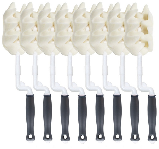 하이비 프리미엄 젖병 세척솔 회전형, 8개, 그레이