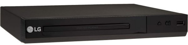 DVD 플레이어 고해상도 미디어재생 LG Full HD 1080P HDMI 업컨버팅 올 멀티 리전 PALNTSC USB Plus 및 110-240V로 전 세계 사용 가능., 1개, black