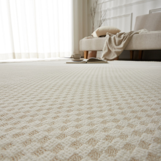 휴고하우스 유럽 정통 직조 방식 프리미엄 하이브 러그 사각형 비정형 카페트 4color