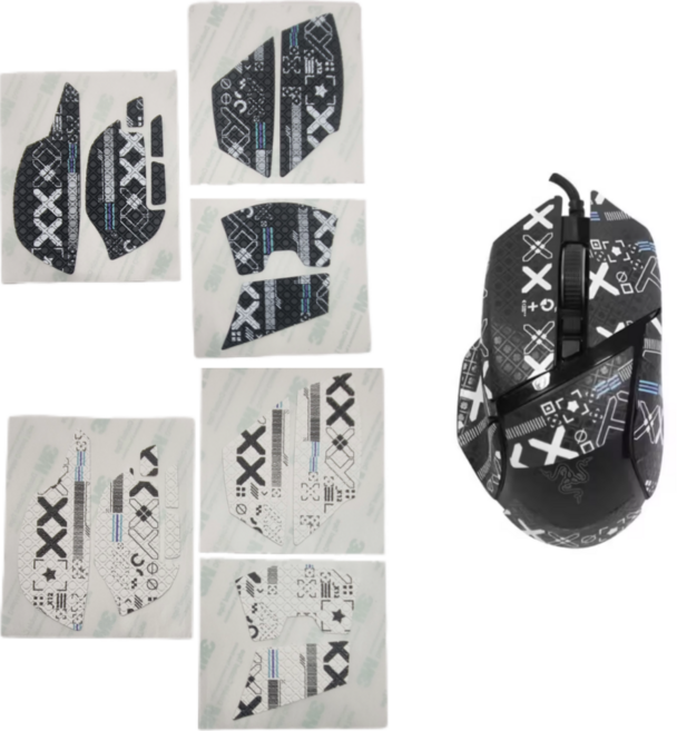 BTL Basilisk 바실리스크 V3 Pro 마우스 그립테이프 논슬립 스티커 35K 호환, 화이트