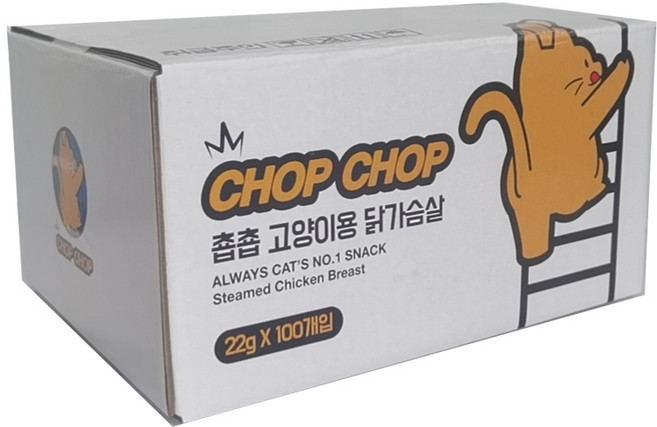 춉춉 고양이용 닭가슴살, 100개, 22g