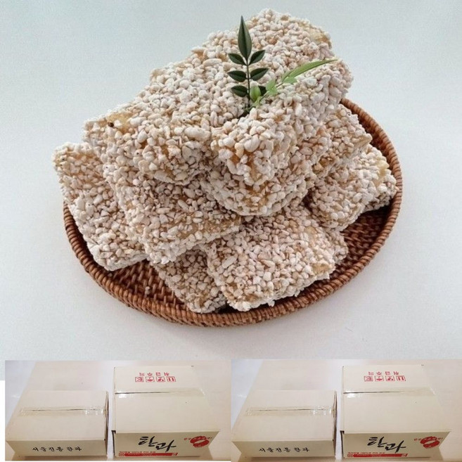 루디아 수제 못난이 찹쌀 한과 실속형 대용량 1.7kg, 2.5kg, 1박스