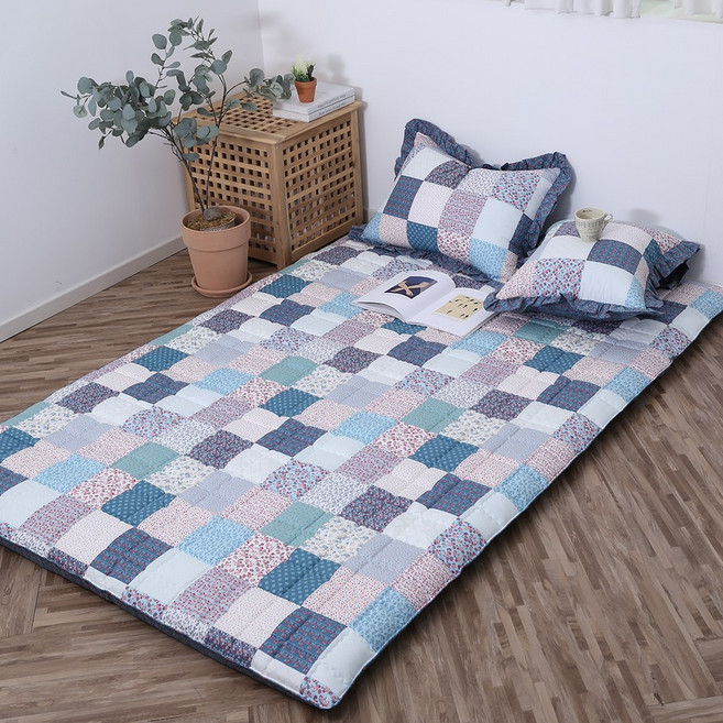 세라패치 30수 광목면100% 요커버 싱글/더블/퀸, 01 블루