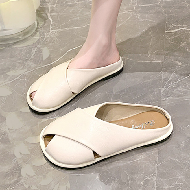 Modern Fashion 여성 트렌디 발편한 뮬 슬리퍼