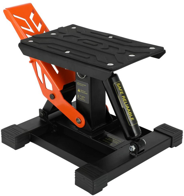 오토바이 정비 거치대 리어 리프트 리프트 바이크 자키 작키 유압식, C. 댐핑유지보수벤치가있는조절식기어