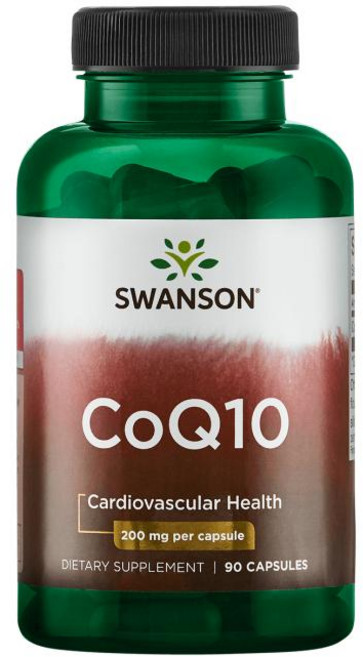 Swanson 斯旺森 輔酶Q10膠囊 200mg, 90顆, 1罐