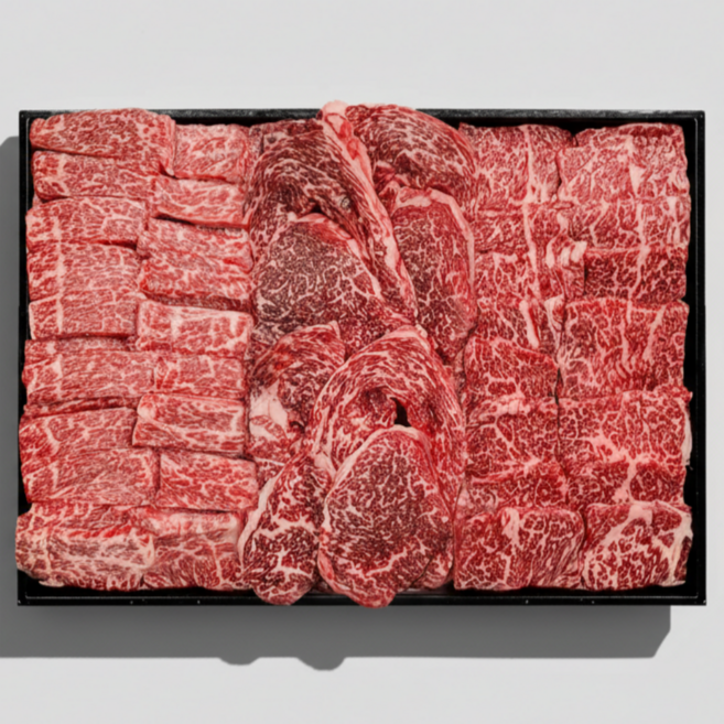 1++ 한우 모듬세트 600g 구이용 최고급, 1개