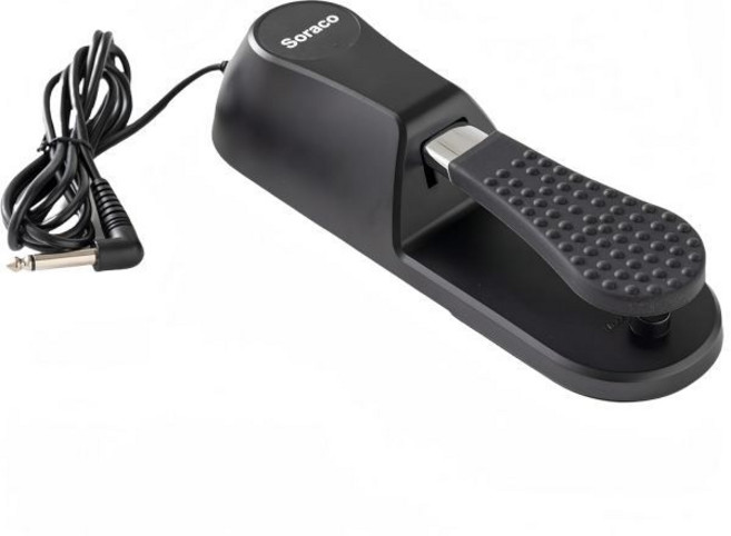 서스테인 페달 유니버설 키보드용 폴라리티 스위치 포함 야마하 카시오 롤랜드 콜트 베링거 무그 피아노 미디 전자 키보드 스타일 풋 (업그레이드 버전), Upgrade Version