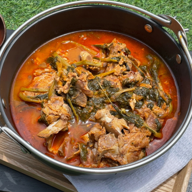 산더미 우거지 감자탕 3kg 뼈해장국