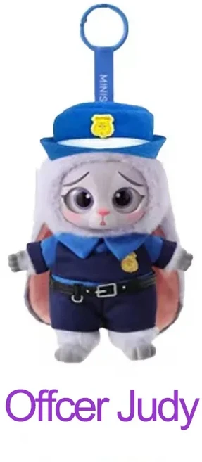 올스토어 202 주토피아 비닐 시리즈 블라인드 박스 귀여운 만화 캐릭터 플러시 백 펜던트 장난감 인, 06 DWC 0 no box