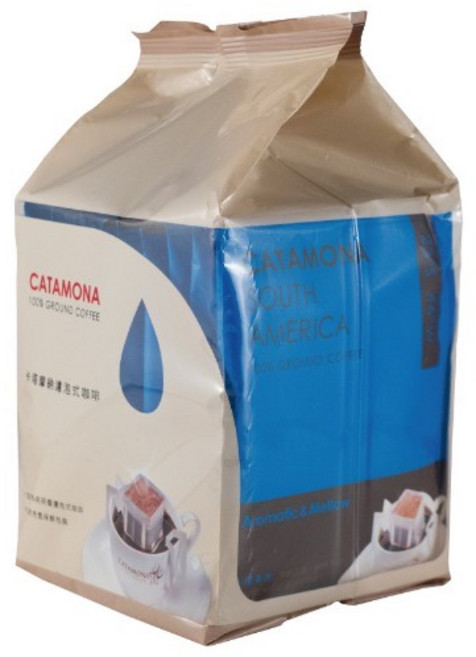 CATAMONA 卡塔摩納 濾掛式咖啡 南美洲風味 100%研磨咖啡 10g*10入, 10g, 10個裝, 1個