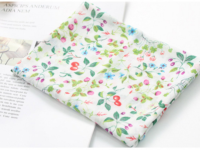 렌느 국산 가제 손수건 200가지 디자인 아사 면 쁘띠 캐릭터 플라워 여성손수건 유아 유치원 어린이집 행사 단체 손수건 스카프 7+1