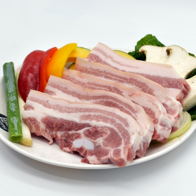 백록담포크 제주 백돼지 오겹살(냉장) 500g + 목살(냉장) 500g 1kg, 2개