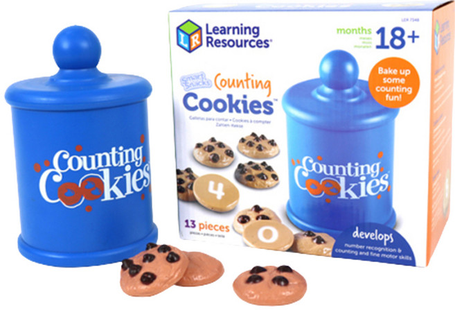 [과학쌤이오] STEAM 유아 감각 발달 놀이 수세기 쿠키, 1개