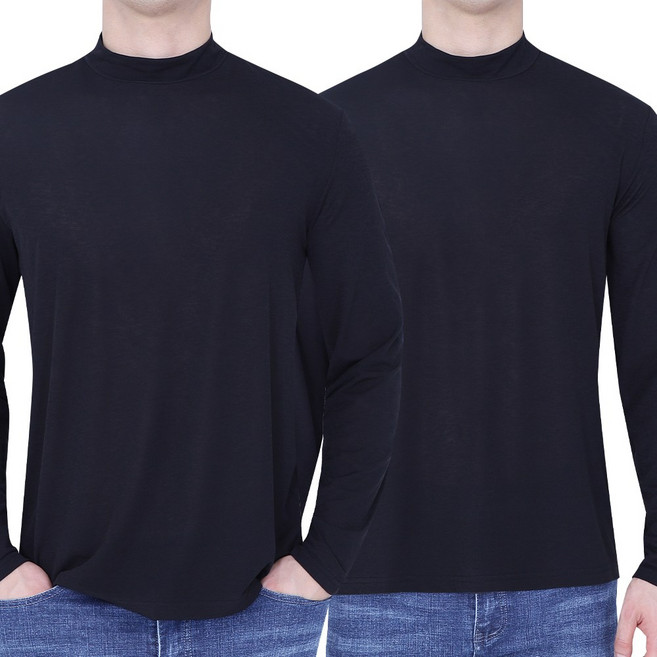 쿨티셔츠 냉감 반목티 빅사이즈 원플러스원