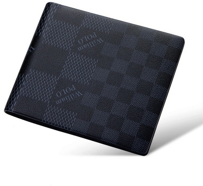 【奧特萊斯】男士錢包時尚商務印花真皮休閒薄款便攜高檔牛皮錢夾 钱包男高端