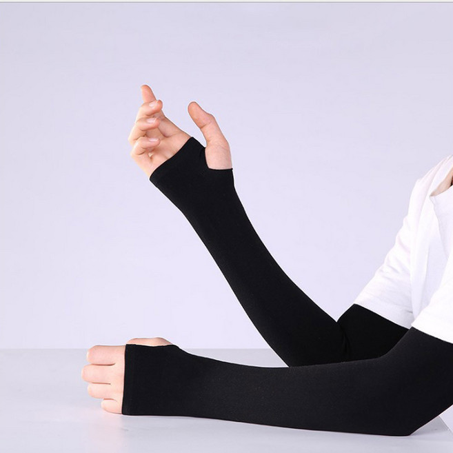 2쌍세트 구성 쿨원단 손등 토시 운전토시 자외선차단 손등형 토시 쿨토시 팔토시, 1세트, 베이지+검정