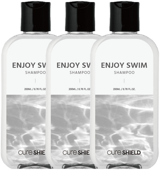 인조이스윔 수영샴푸 염소제거 수영장 샴푸 수영복 냄새 제거 샴푸, 3개, 200ml