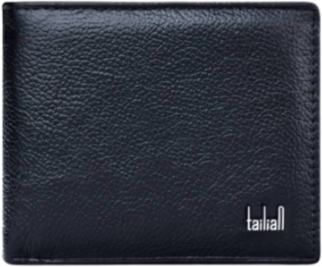 男用牛皮短夾 可放零錢 禮盒 父親節禮物 臺灣24H可出貨