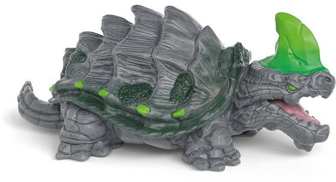 Schleich Eldrador Creatures - 12.7cm(5인치) 정글 멧돼지 피규어 - 남아 및 여아용 판타지 몬스터 장난감 - 상상력 넘치는 놀이를 위한 내구성 있, Stone Tortoise