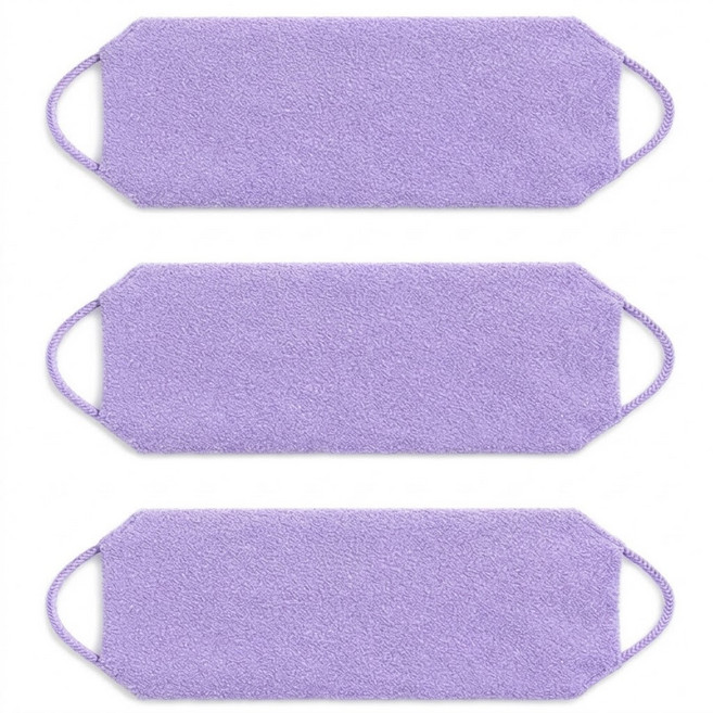 럭키페니 셀프 등밀이타올, 1개, 3개입, 라벤더