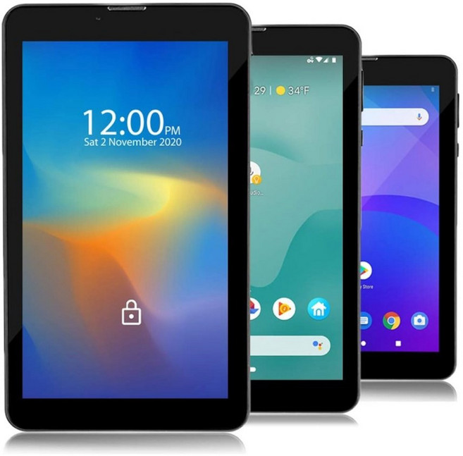 7인치 안드 11 RAM 쿼드 1GB 2*SIM GPS 듀얼 전화 지원 코어 카드 태블릿 3G 카메라 통화 16GB 픽셀 ROM 1024X600, Bla, add 16g card