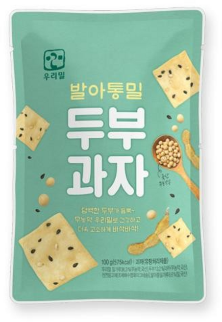 더샵 두부과자 100g *2개 발아통밀 쇼핑추천, 2개