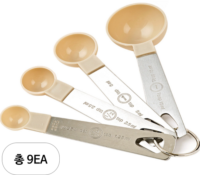 셰프토프 계량스푼 4종 세트, 9세트
