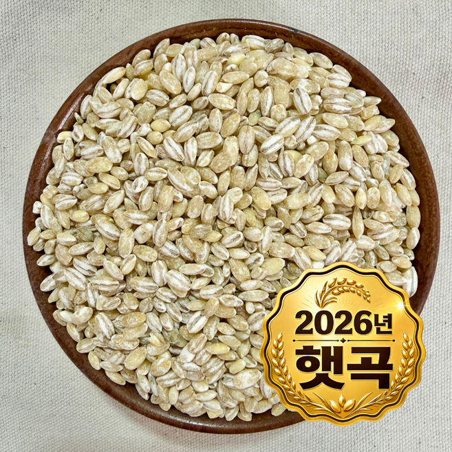 영원농산 26년 늘보리 꽁보리밥 햇보리쌀 5kg 겉보리쌀, 1개