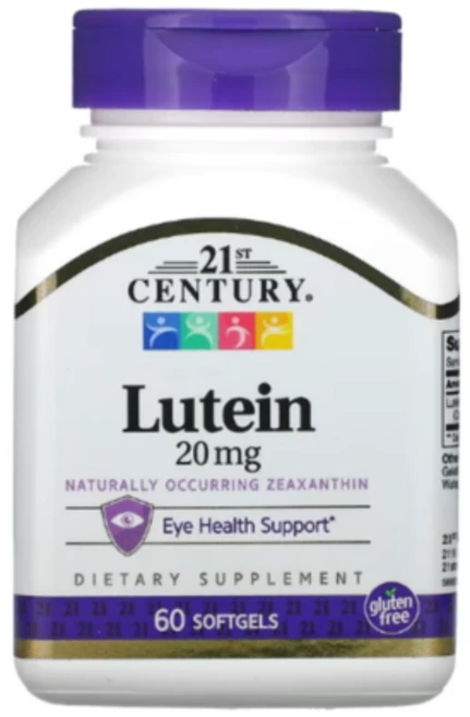 21세기센트리 루테인 20mg 타블렛, 1개, 60정 - 쿠팡