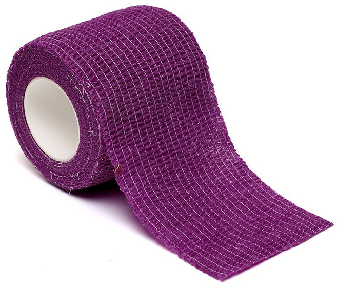 검은색 스포츠 자체 접착 탄성 4.8 계량기 무릎 손바닥 어깨용 18 가지 색상, 58)10PCS    Purple, 10PCS     7.5cmX4.8M, 10PCS Purple