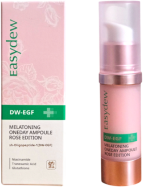 이지듀 멜라토닝 원데이 앰플 로즈, 1개, 15ml
