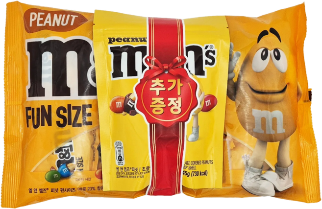 마즈 엠앤엠즈 피넛 500g +145g 파우치 증정팩, 1개, 645g