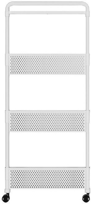 엄군마켓 이동식틈새수납장 선반 정리 다용도, 화이트, 1개